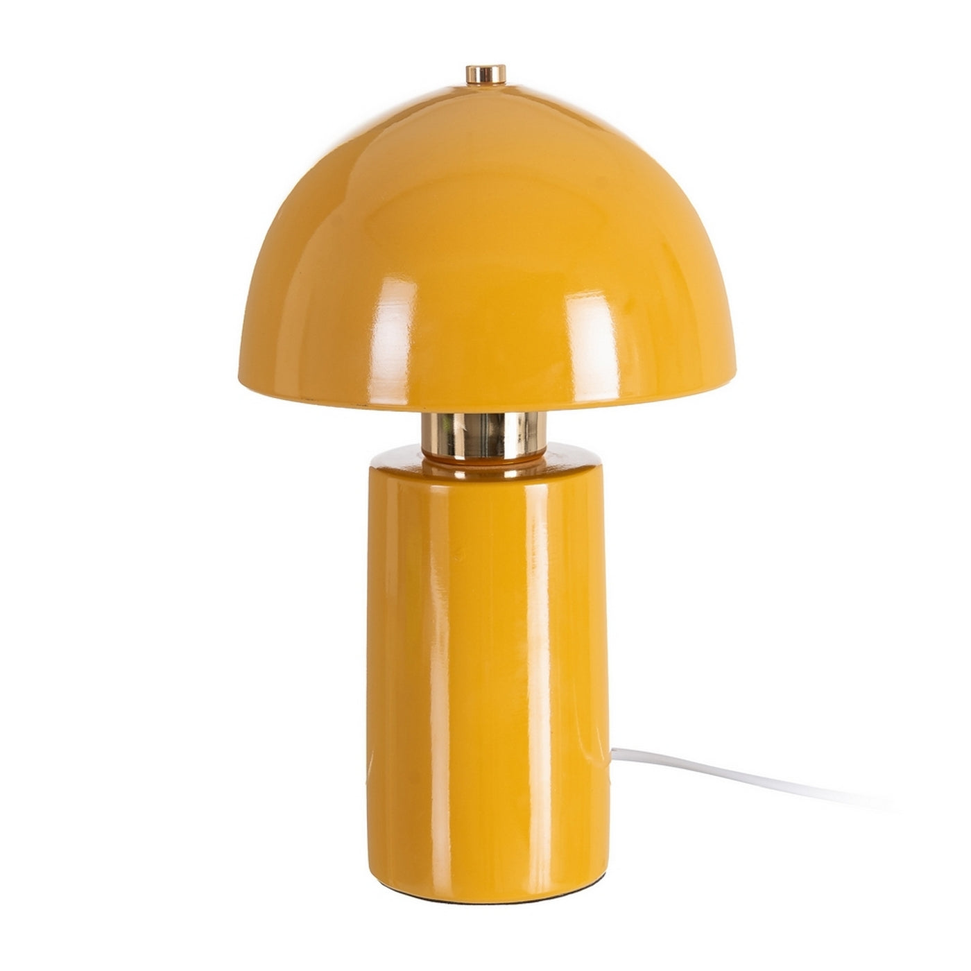 Lampe De Table En Céramique Lotte  - Jaune
