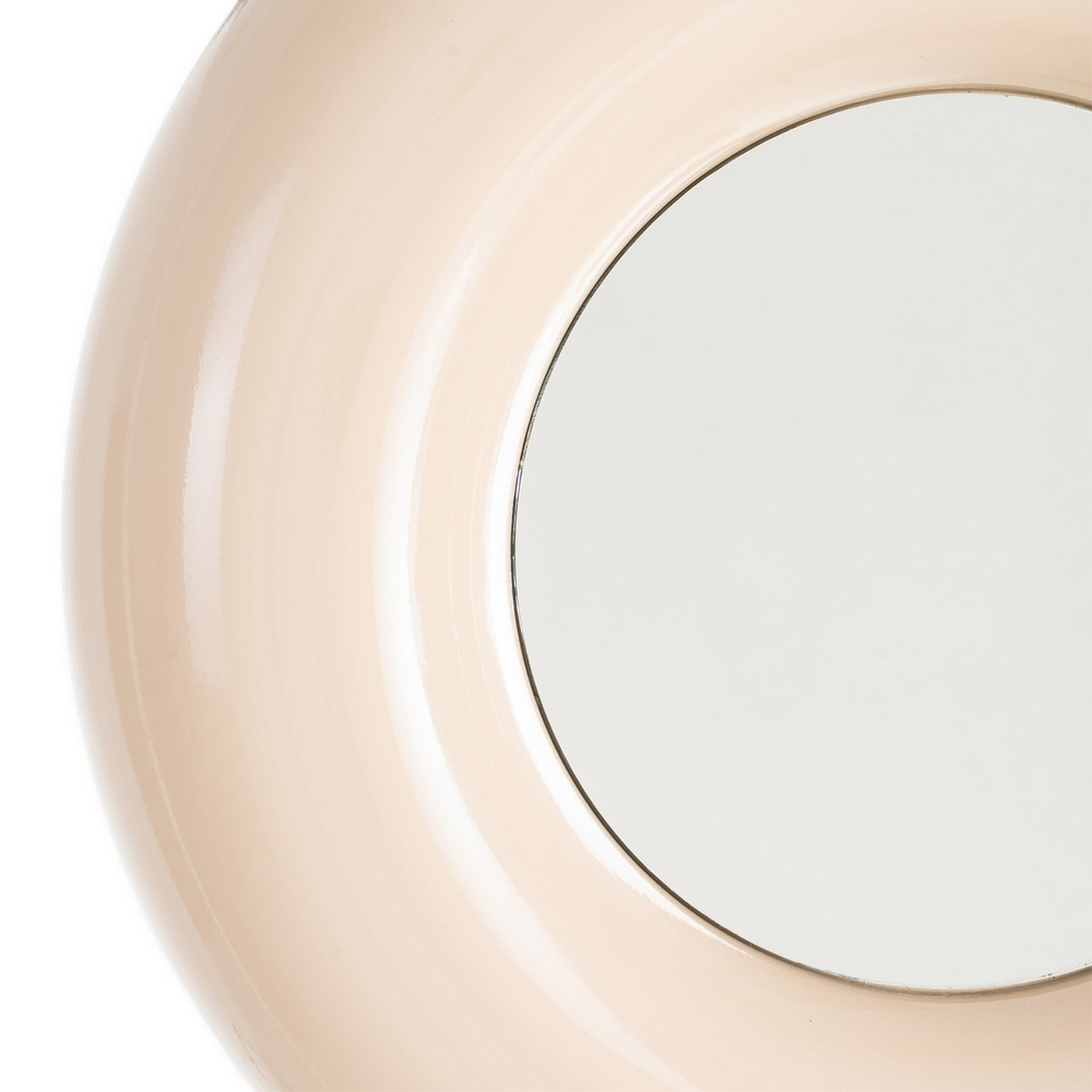 Miroir En Métal Muller 50 Cm - Taupe