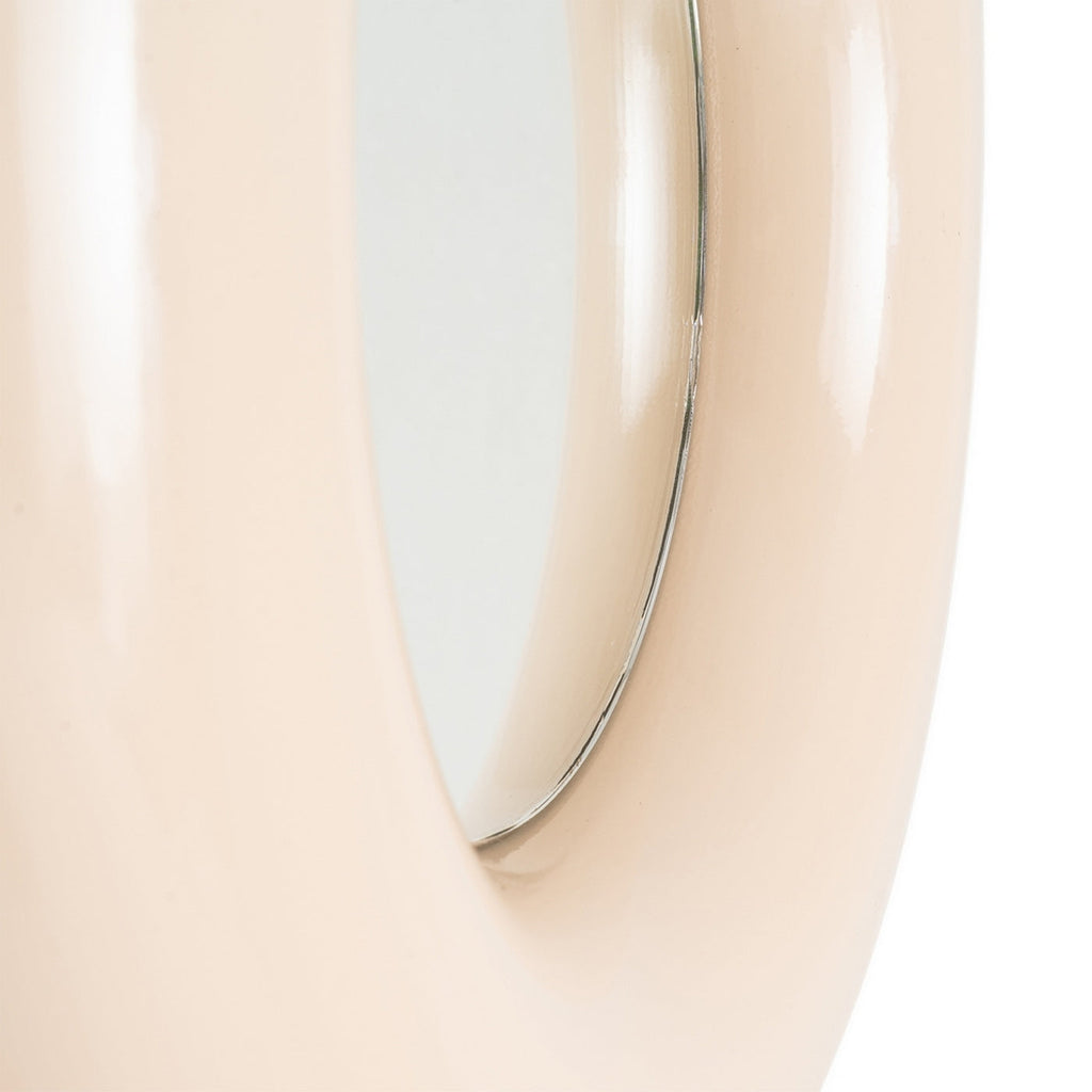 Miroir En Métal Muller 50 Cm - Taupe