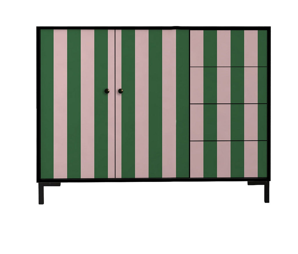 Buffet Wilma - Rose Et Vert