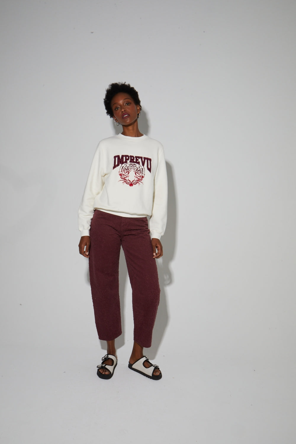 Sweatshirt Eddie Tigre Red Fabriqué Au Portugal
