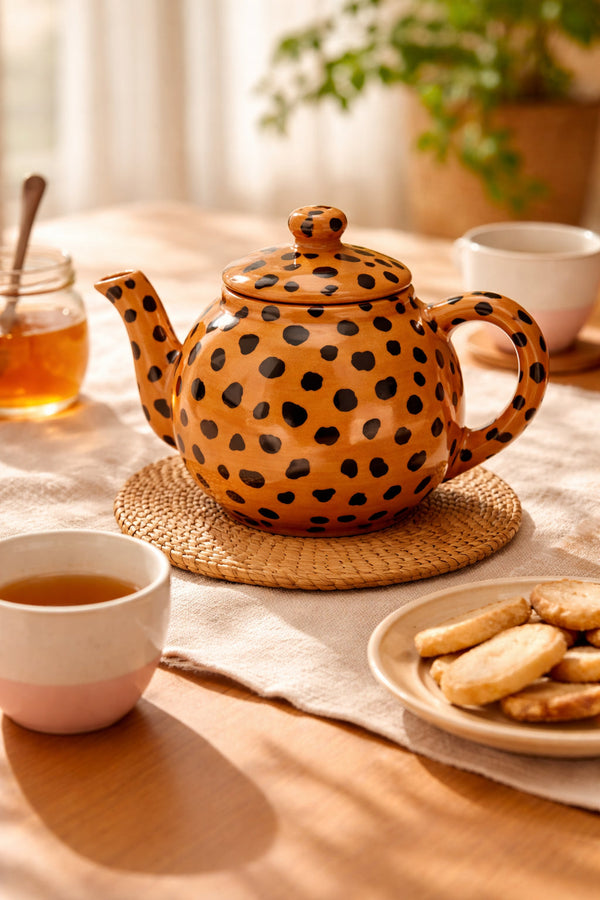 Théière en Céramique "Cheetah"