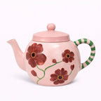 Théière en Céramique "Flora Stripe"