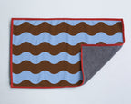Set 2 Serviettes de Gym "Brown & Blue"