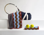 Set 2 Serviettes de Gym "Brown & Blue"