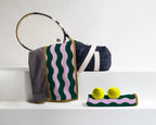 Set 2 Serviettes de Gym "Green & Purple"