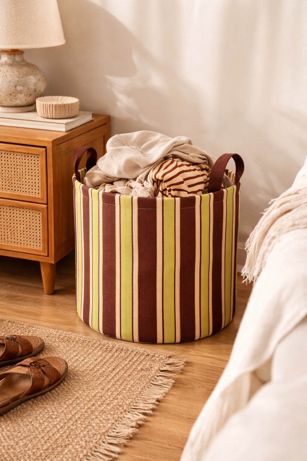 Panier à Linge Margot "Green"