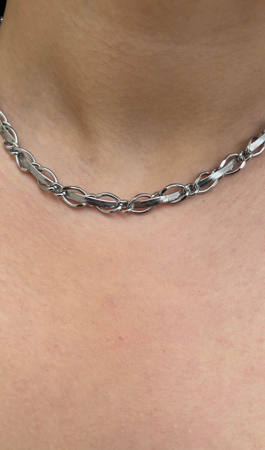 Collier Flat X Chain