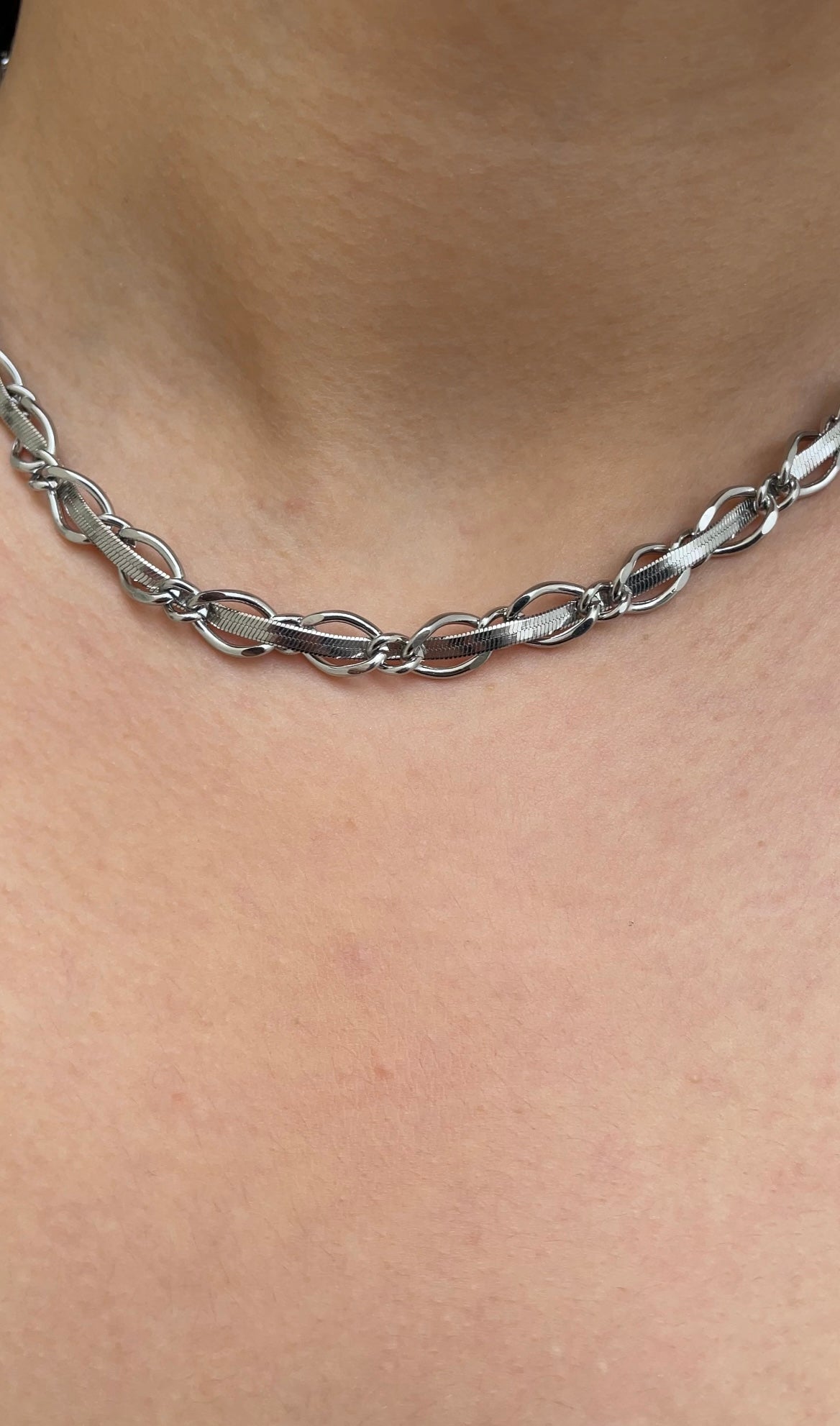 Collier Flat X Chain