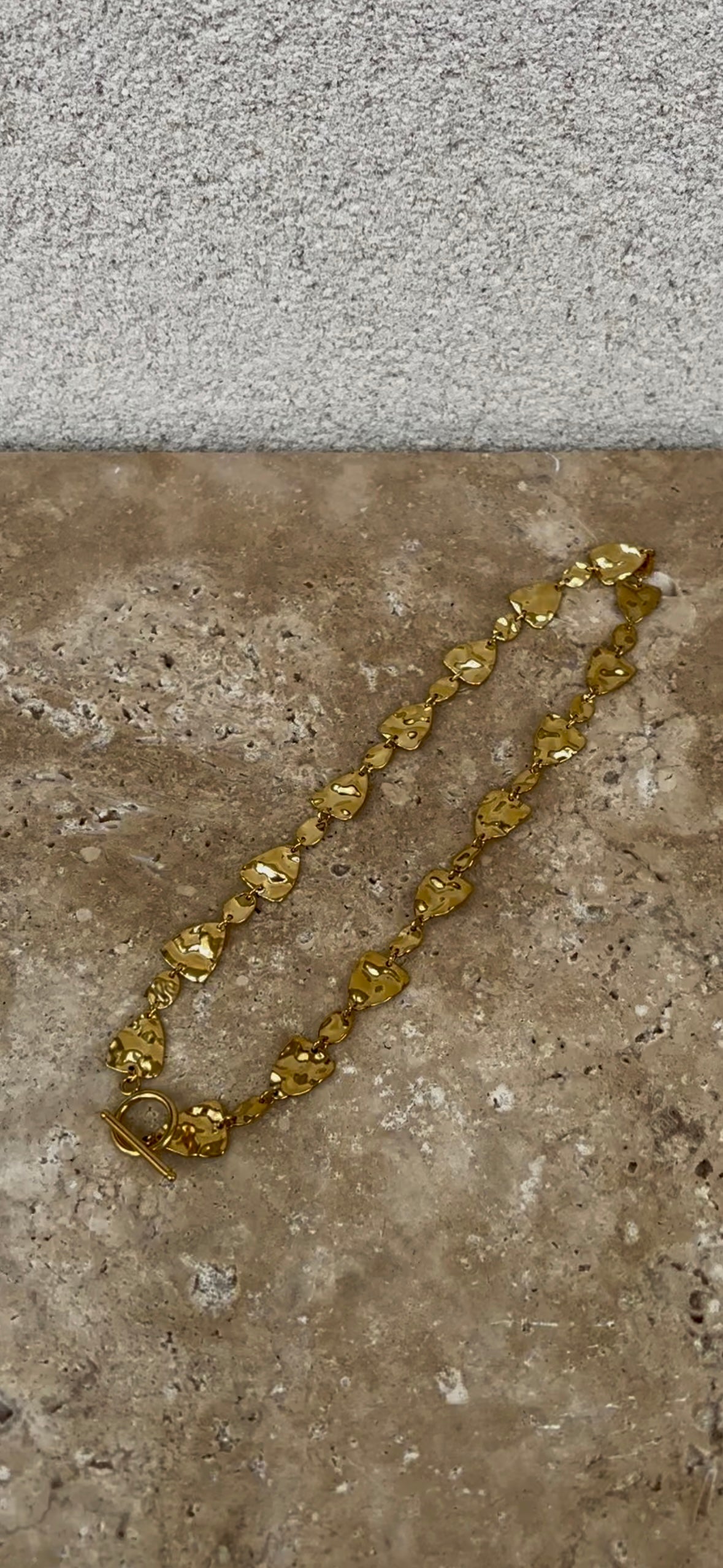 Collier Hammered