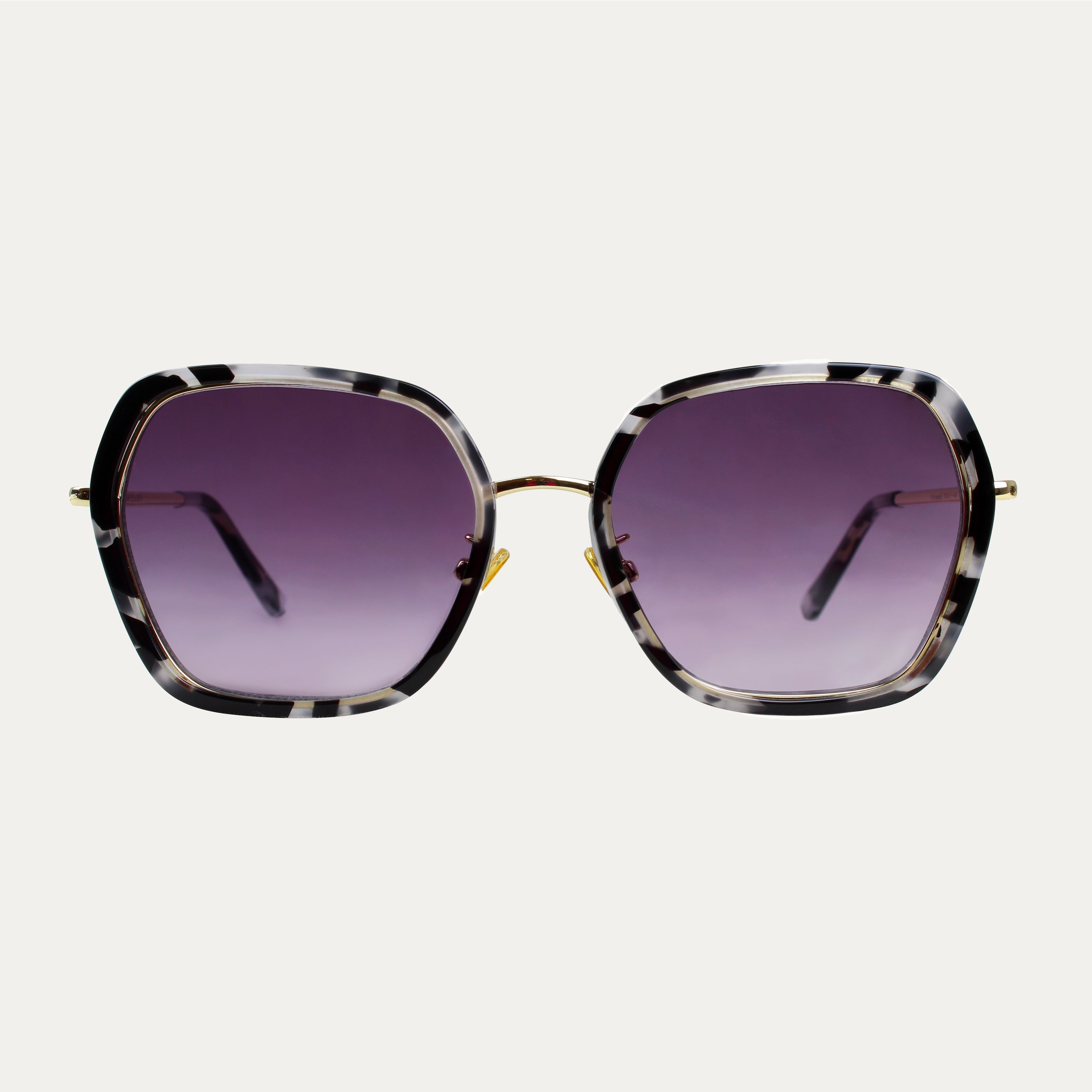 Lunettes De Soleil Michaela.S - Écaille Noir - Mixte