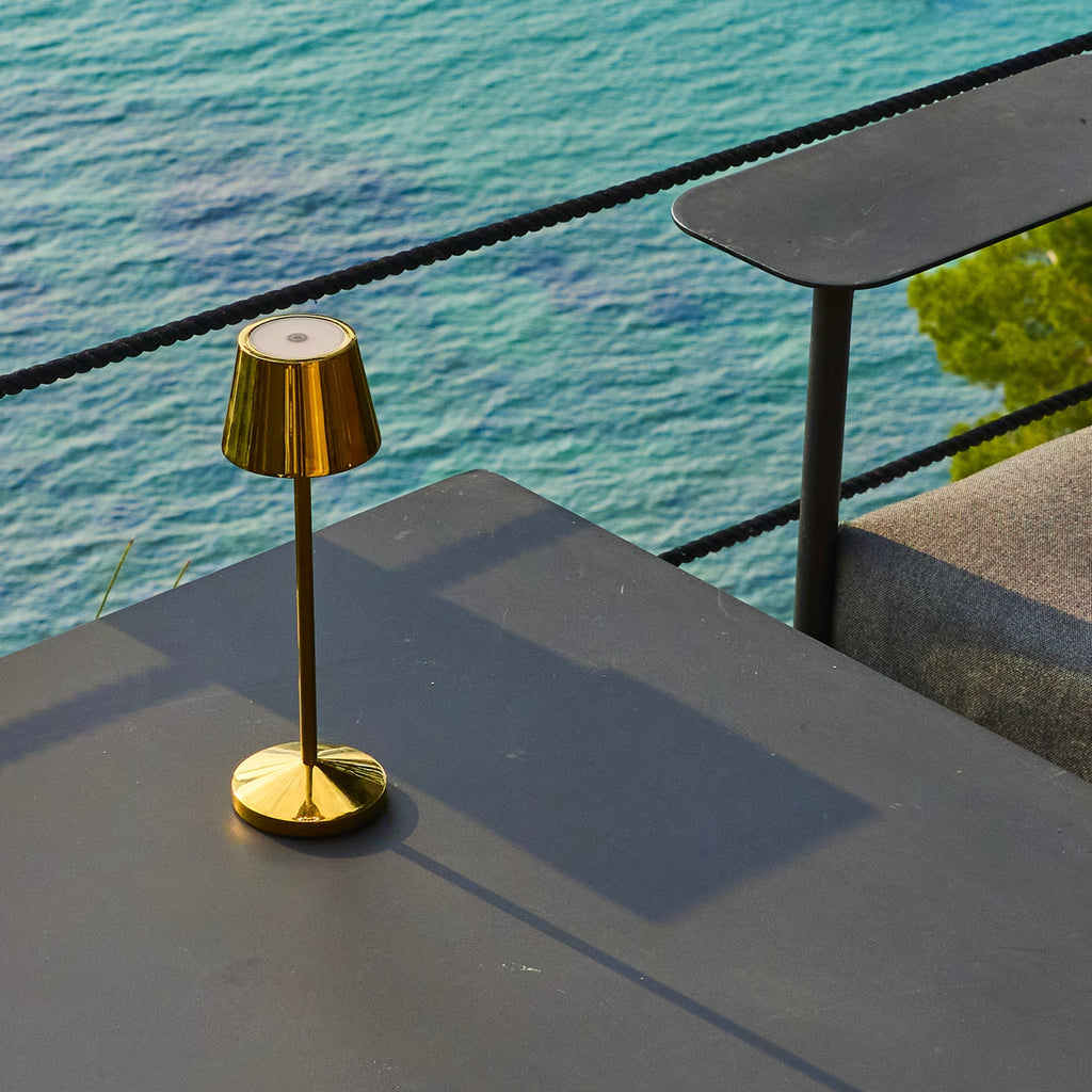 Emily - Lampe De Table Sans Fil - Acier - Doré