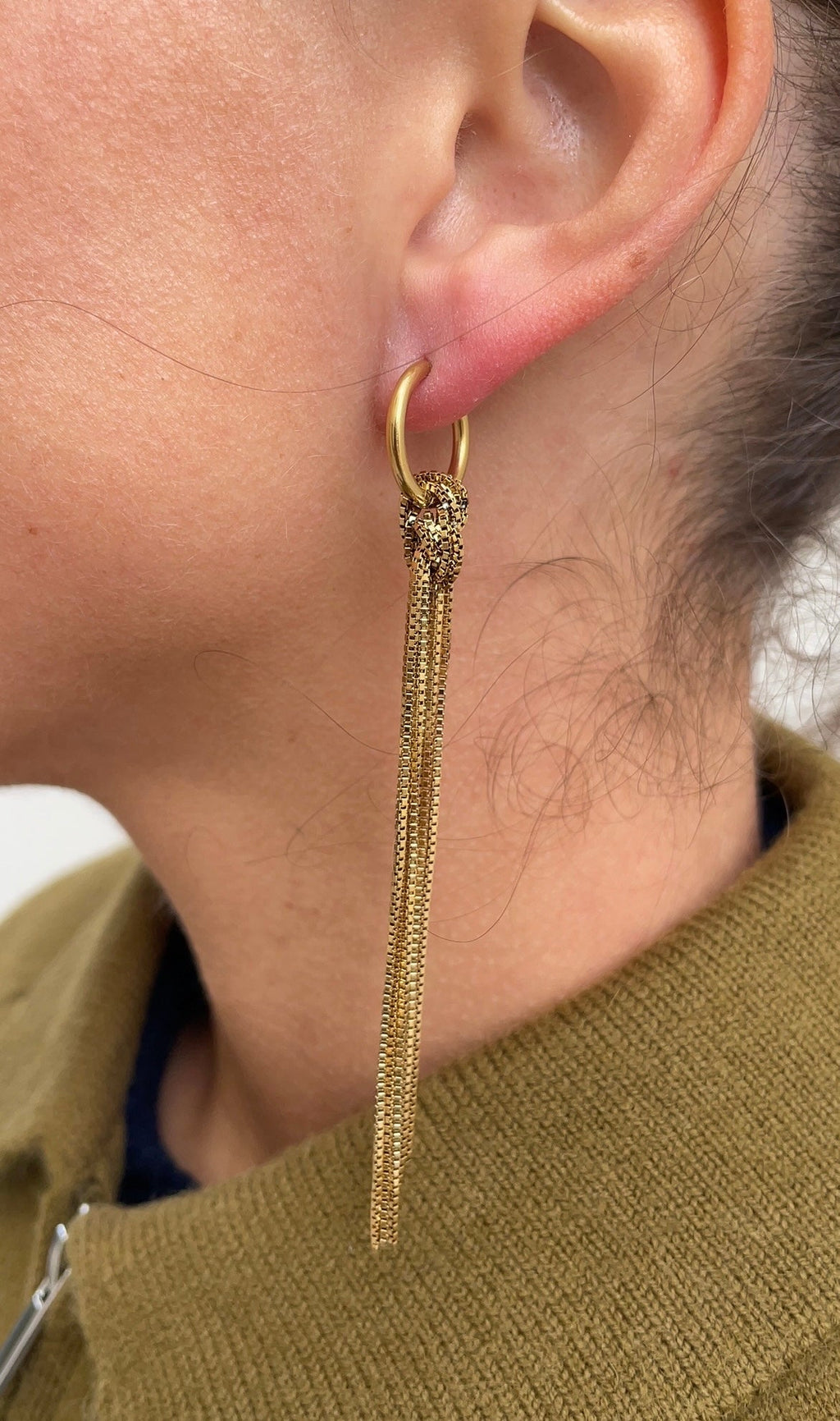 Boucles D'Oreilles Knot X Hoops