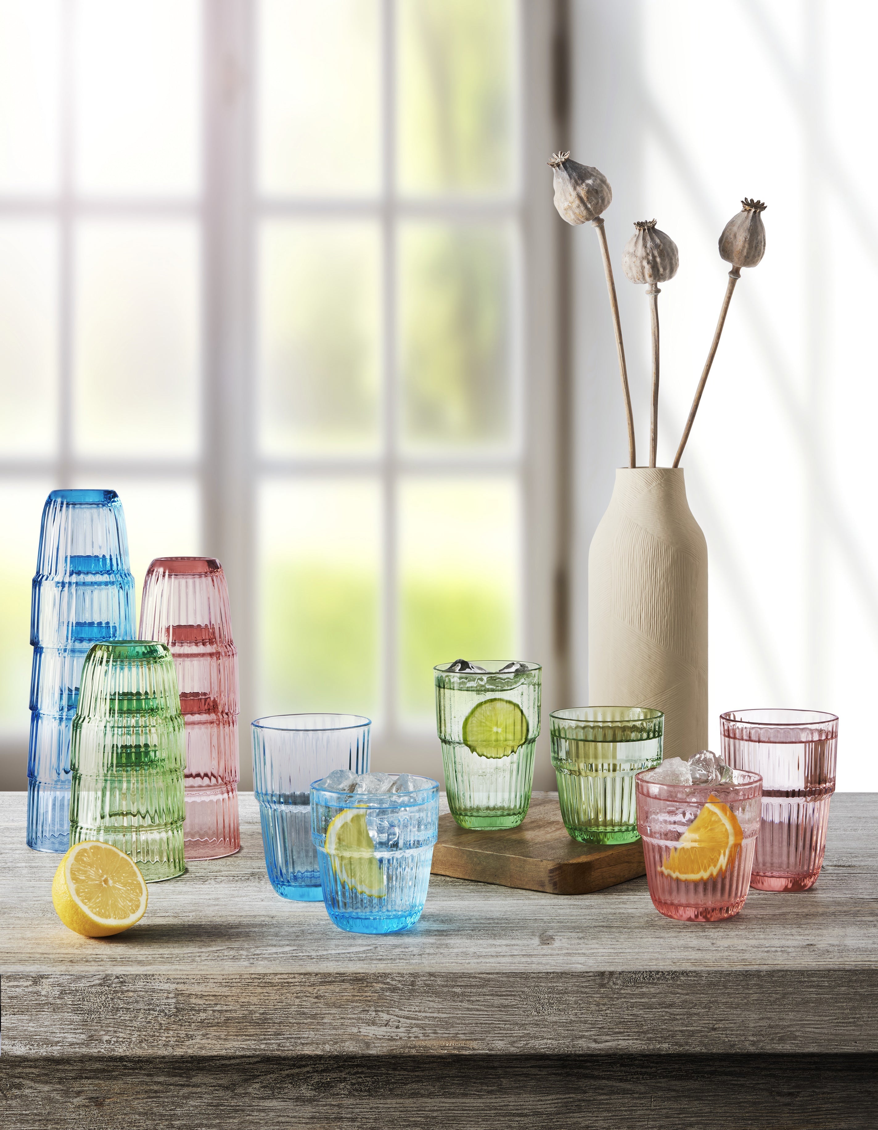 Barshine Verre Longdrink Mint 38Cl Set6 D8,3Xh12Cm