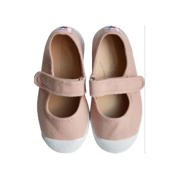 Chaussures En Toiles Ballerines Babies Scratch - Rose Nude - Fille