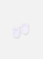 Moufles En Coton Bio - Rose Chiné