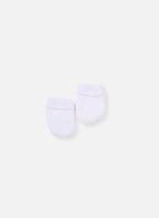 Moufles En Coton Bio - Rose Chiné