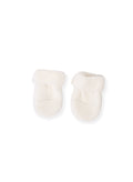 Moufles En Coton Petits Chats - Blanc