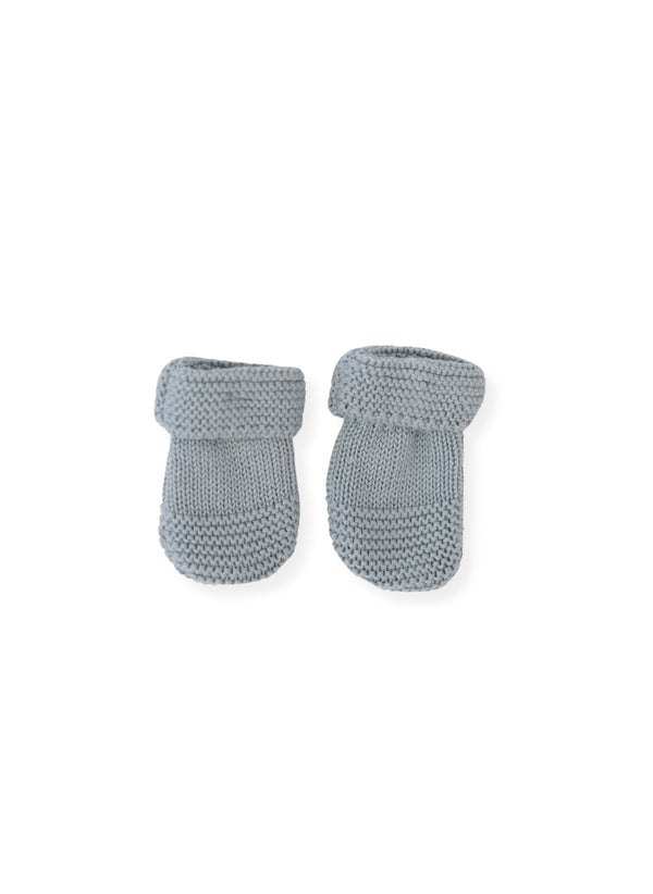 Moufles En Coton Petits Chats - Bleu Danube