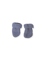 Moufles En Coton Petits Chats - Bleu Orage
