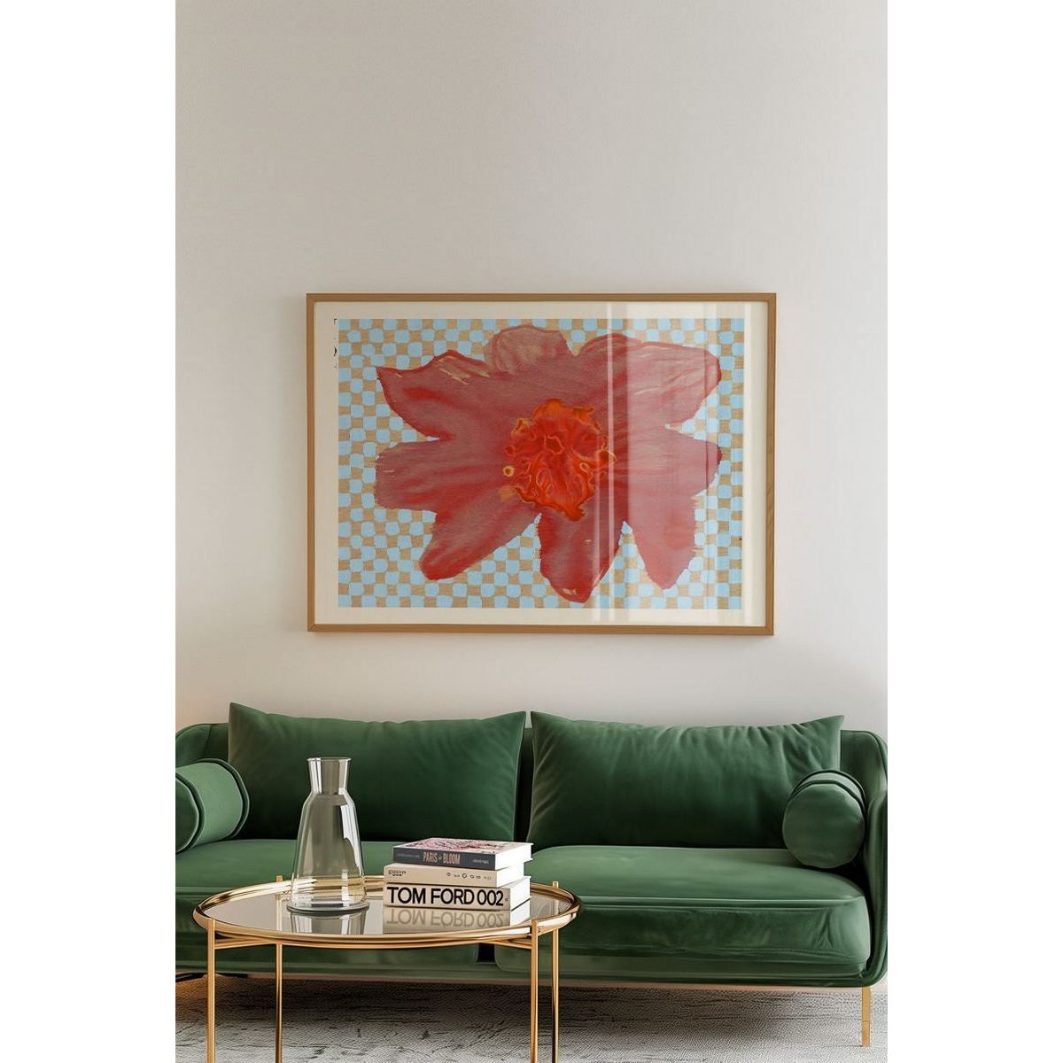 Liat Greenberg - Flowers And Checks Iii