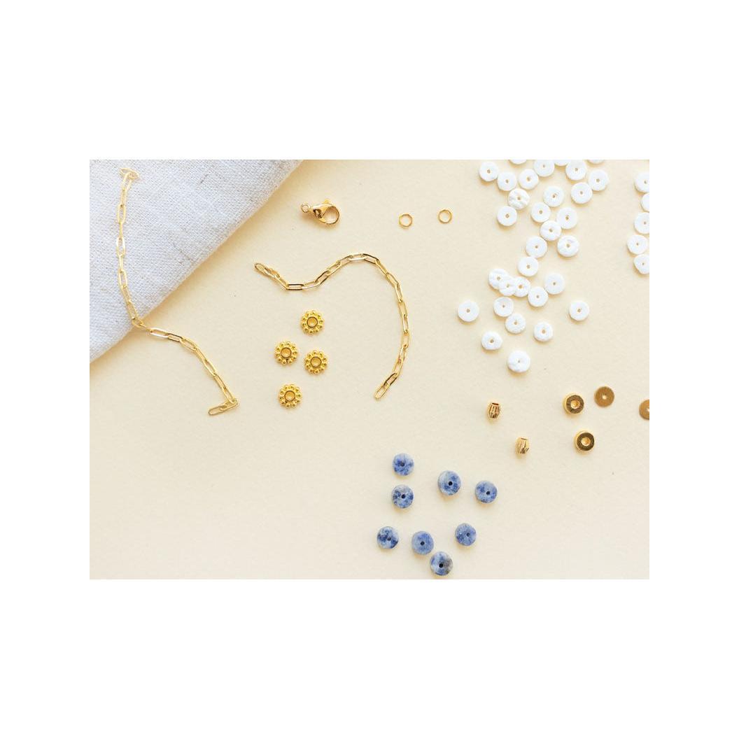 Kit Diy Bijouterie - Mon Collier En Perles Heishi Et Jaspe