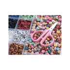 Maxi Boite - 16 Couleurs De Perles Heishi Nature Et Accessoires + Perles Lettres, Ciseaux Et Fil Élastique