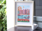 Coffret Peinture Au Numéro - Petit Pinceau - Amsterdam Par Nidhi Kachhadiya