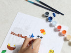 Petit Défaut : Petit Prix ! Coffret Peinture Au Numéro - Petit Pinceau - La Fille Aux Chats Par Guillaume Denaudhome