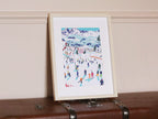 Petit Défaut : Petit Prix ! Coffret Peinture Au Numéro - Petit Pinceau - Skiing Among Montains Par Katie Smith