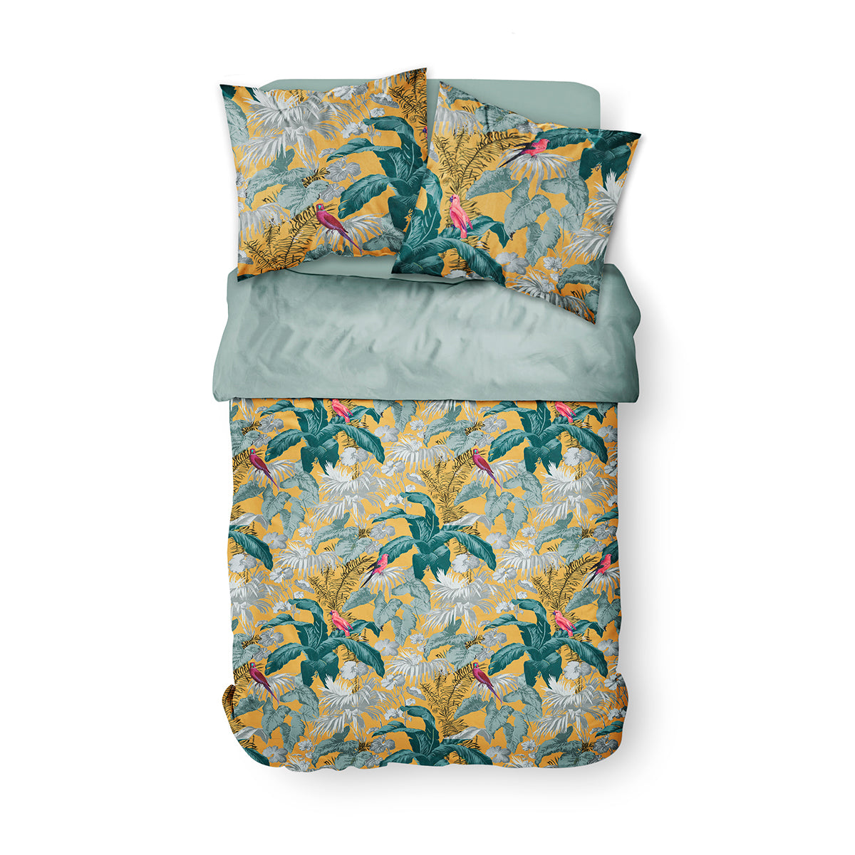 Sunshine - Parure De Lit Motif 8.54 - Ocre
