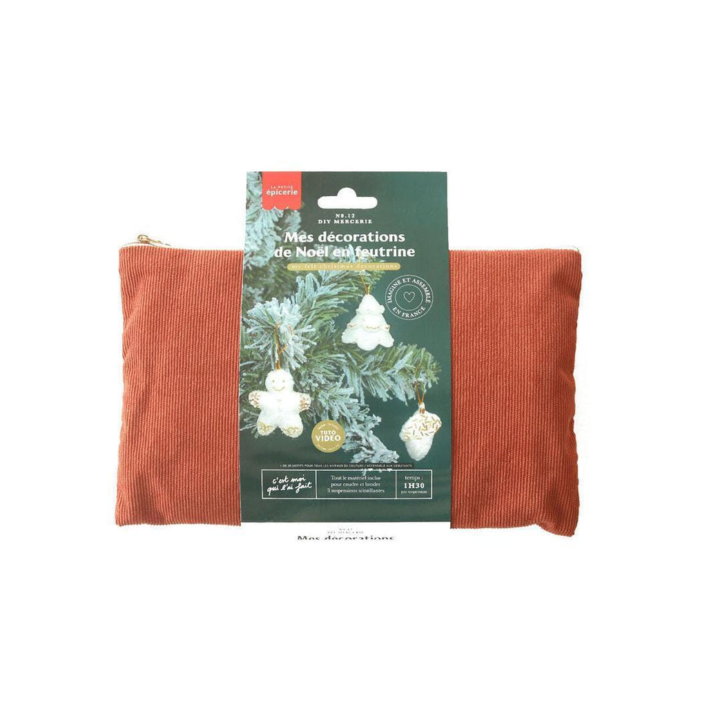Kit Diy Mercerie - Mes Décorations De Noël En Feutrine