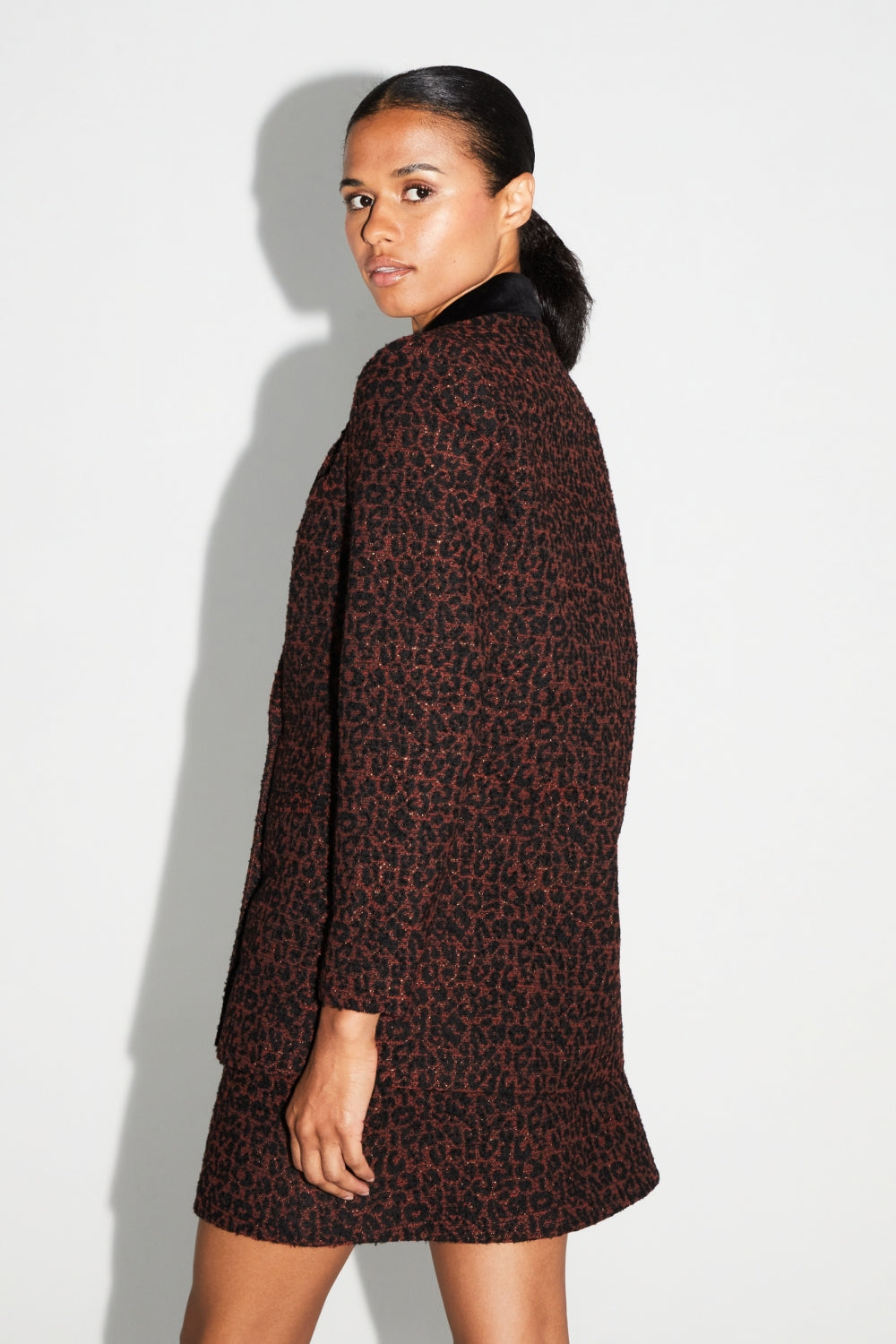 Veste Liora Jacquard Léo Fabriquée En Italie