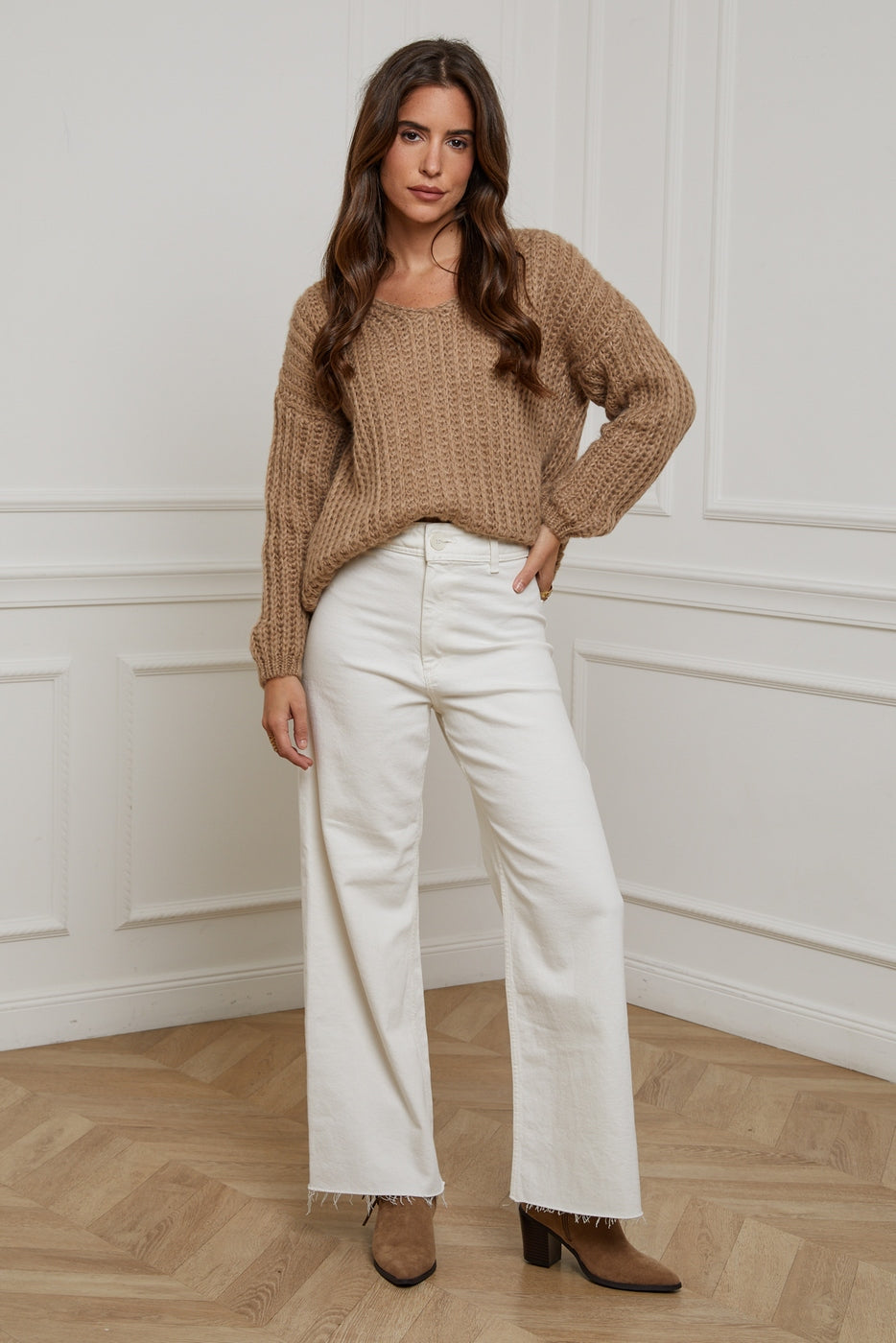 Pull 115A - Taupe