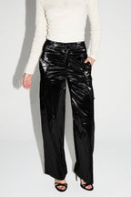 Pantalon Cargo Nolan Mercurio Black Fabriqué En Italie