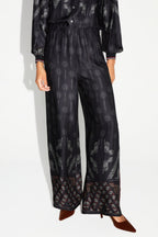 Pantalon Print Eagle Fabriqué En Italie