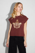 T-Shirt Robbie Blason Gold Fabriqué Au Portugal