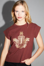 T-Shirt Robbie Blason Gold Fabriqué Au Portugal