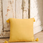 Spirit Garden - Coussin Gaze De Coton - Jaune