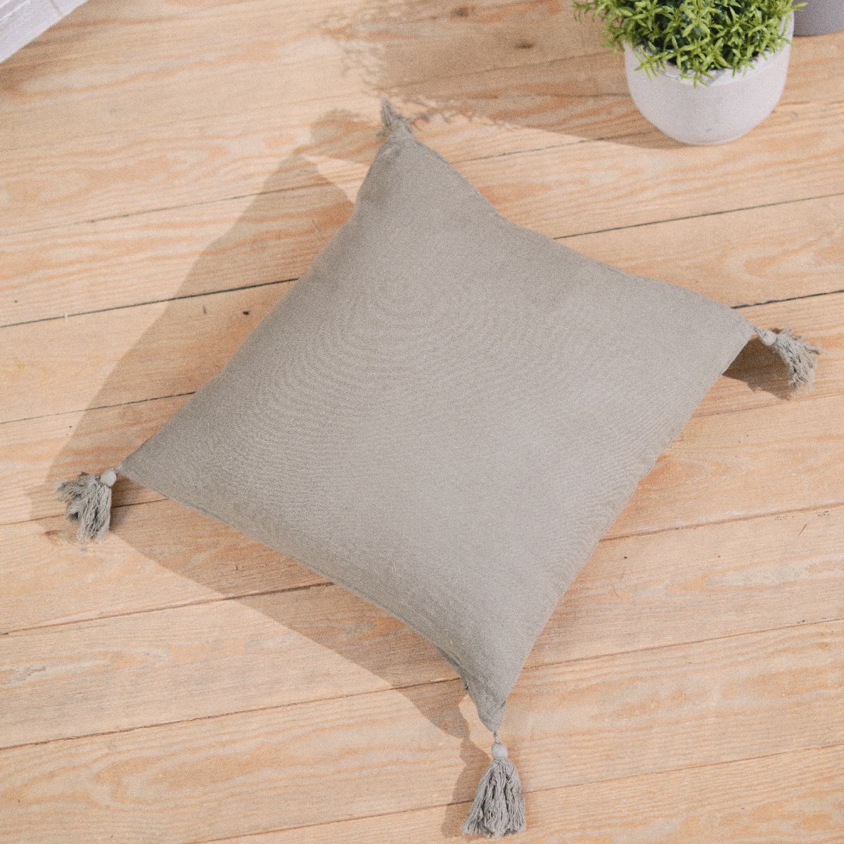 Spirit Garden - Coussin Gaze De Coton - Vert
