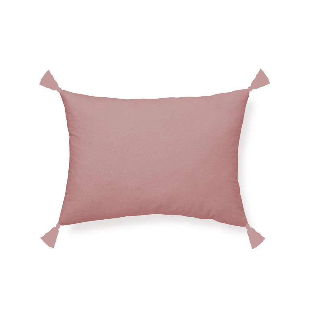 India Flower - Coussin Gaze De Coton - Rose