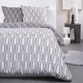 Sunshine - Parure De Lit Motif 9.53 - Craie