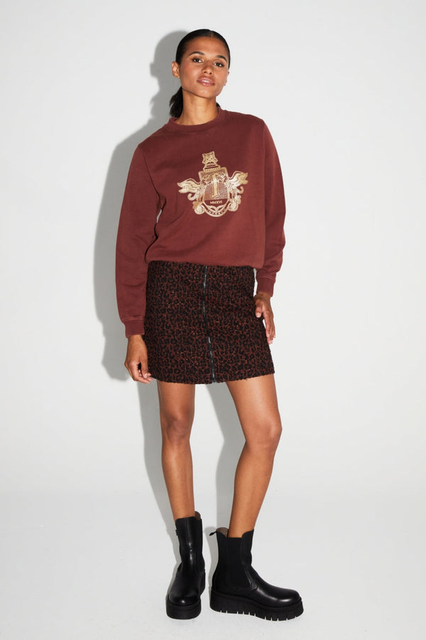 Sweatshirt Eddie Blason Gold Fabriqué Au Portugal
