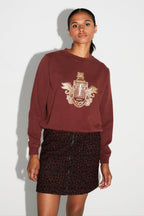Sweatshirt Eddie Blason Gold Fabriqué Au Portugal