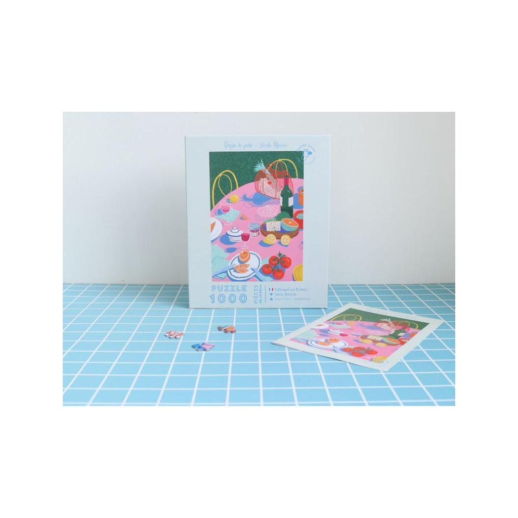 Puzzle Bodegon De Jardin Par Gisèle Murias 1000 Pièces