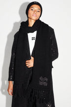 Manteau Alberto Eclat Noir Fabriqué En Italie