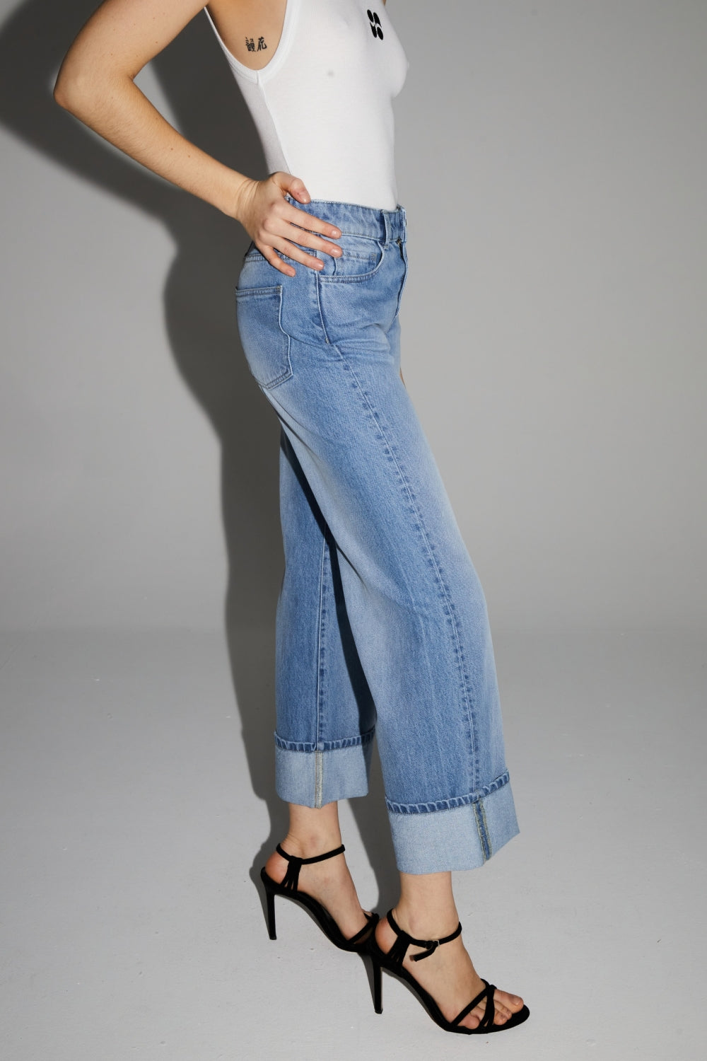 Denim Kate Straight Light Blue Fabriqué Au Portugal