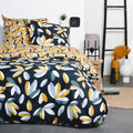 Sunshine - Parure De Lit Motif 10.4 - Noir