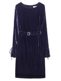 Lily - Robe - Violet Glacé Foncé