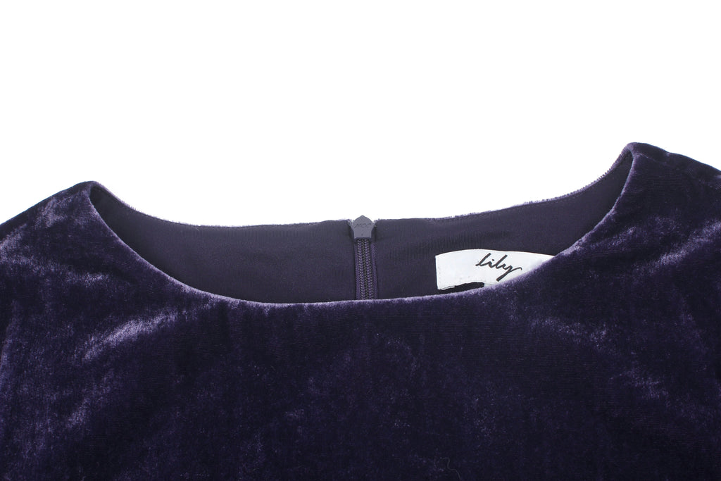 Lily - Robe - Violet Glacé Foncé